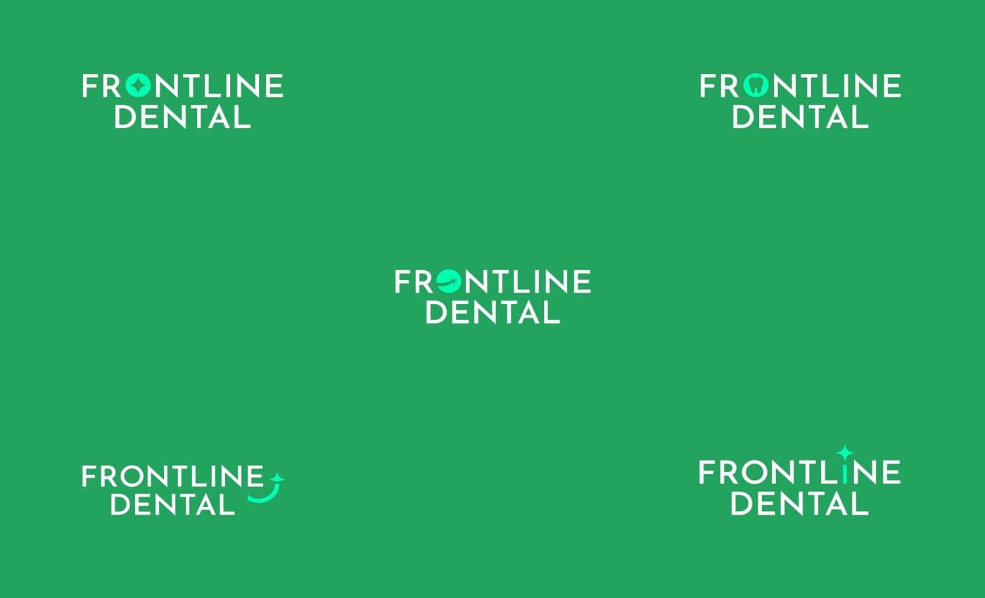 All 5 logo concept directions explored